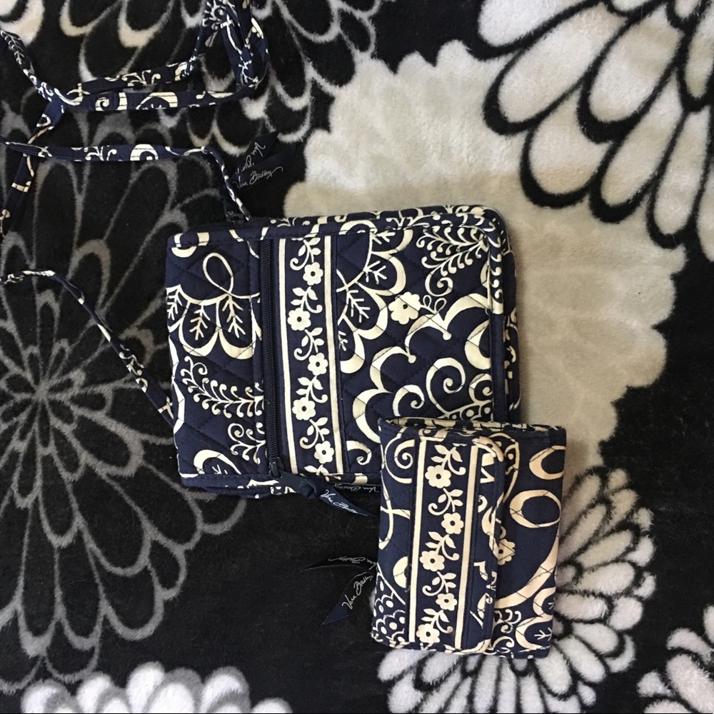 Vera Bradley wallet and cross body bag